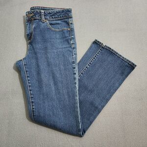 Talbots Women 8/29 Dark Wash Mid Rise Signature Bootcut Jeans